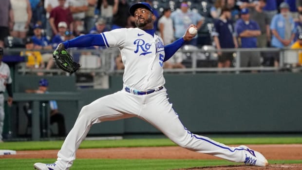 Kansas City closer Aroldis Chapman